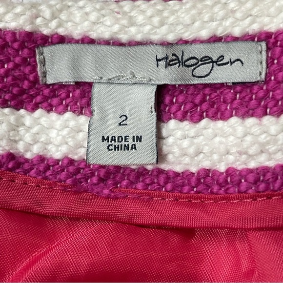 Halogen Pink/White Stripes Skirt size 2 - Picture 4 of 11